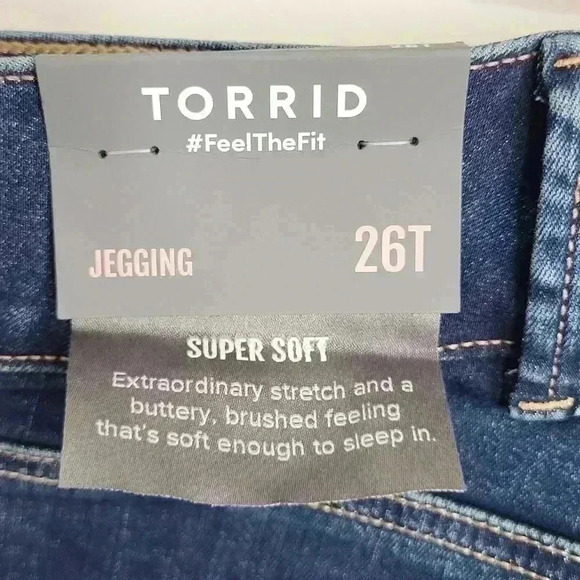 Torrid NWT New High Rise Jeggings Size 26T - Picture 8 of 13